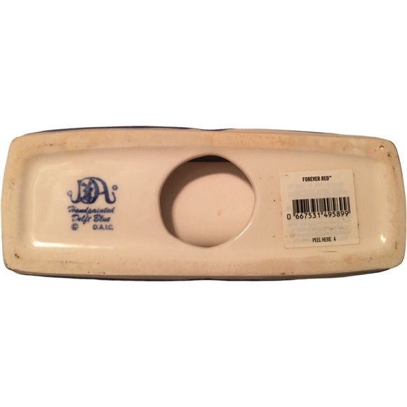 Vintage Delft Blue Porcelain/Ceramic Windmill Napkin/ Letter Holder. - Picture 2 of 13